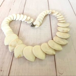 Cream colored necklace